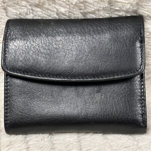 Buxton Black Leather Wallet / Card Holder NWT